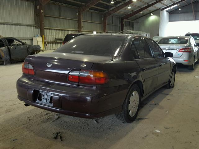 1G1NE52M7XY146128 - 1999 CHEVROLET MALIBU LS BURGUNDY photo 4