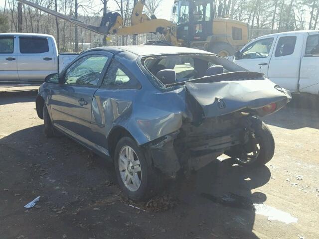 1G1AL15F067728117 - 2006 CHEVROLET COBALT LT BLUE photo 3