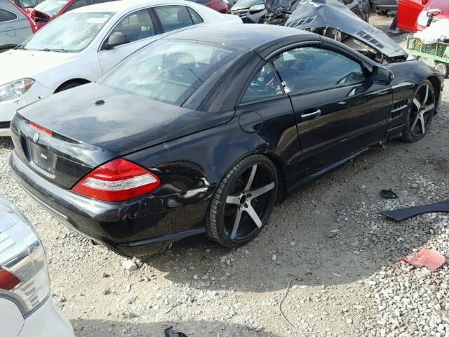 WDBSK71F69F143106 - 2009 MERCEDES-BENZ SL 550 BLACK photo 4