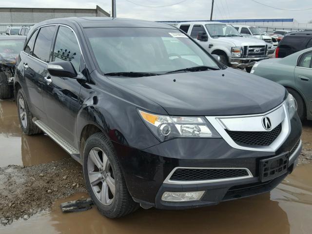 2HNYD2H27BH549406 - 2011 ACURA MDX BLACK photo 1