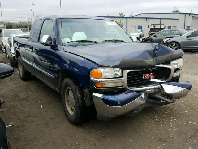 2GTEC19V321207975 - 2002 GMC NEW SIERRA BLUE photo 1