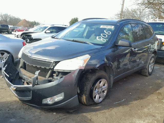 1GNER13D29S109424 - 2009 CHEVROLET TRAVERSE L GRAY photo 2