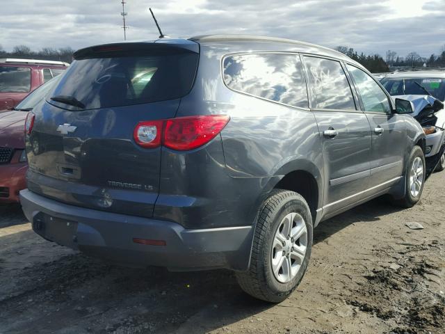 1GNER13D29S109424 - 2009 CHEVROLET TRAVERSE L GRAY photo 4