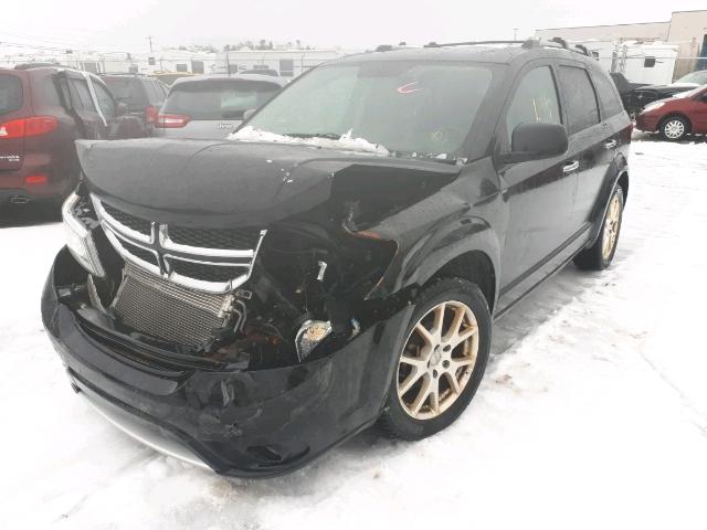 3C4PDDFG6CT227487 - 2012 DODGE JOURNEY R/ BLACK photo 2