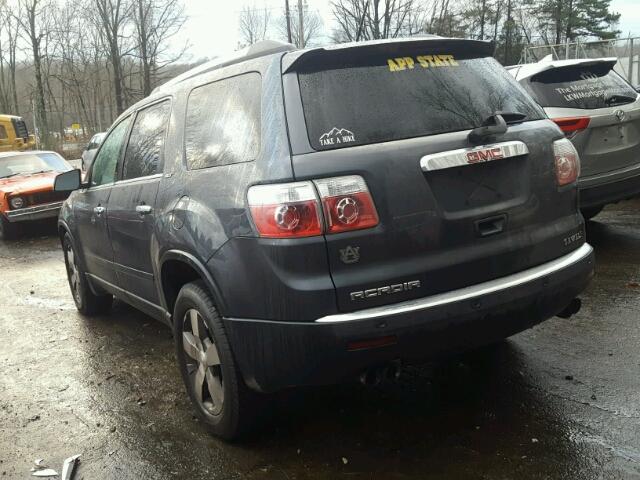 1GKKRRED3BJ293649 - 2011 GMC ACADIA SLT Grafit foto 3