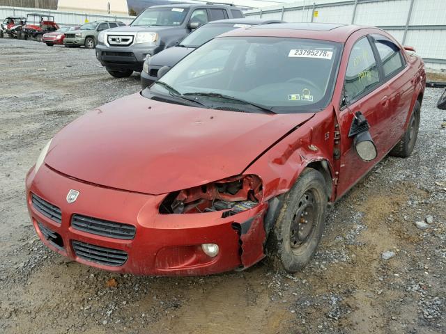 1B3EL56T13N585031 - 2003 DODGE STRATUS ES RED photo 2