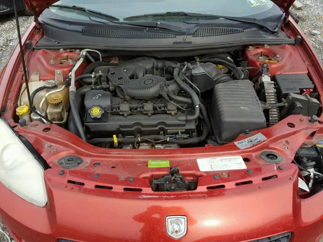 1B3EL56T13N585031 - 2003 DODGE STRATUS ES RED photo 7