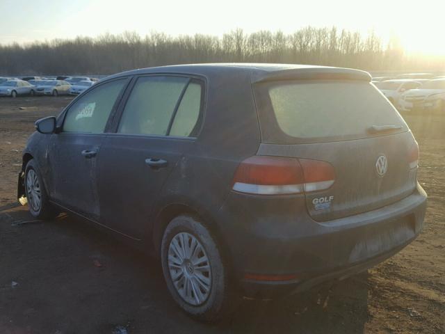 WVWDB7AJXEW005836 - 2014 VOLKSWAGEN GOLF GRAY photo 3