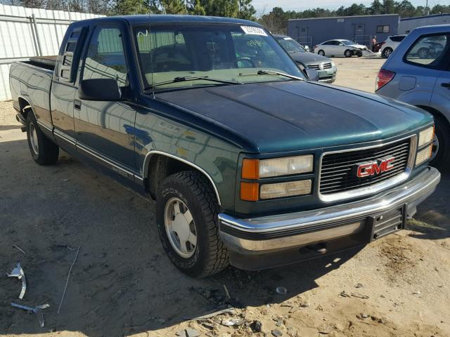 1GTEC19RXVE523122 - 1997 GMC SIERRA C15 GREEN photo 1