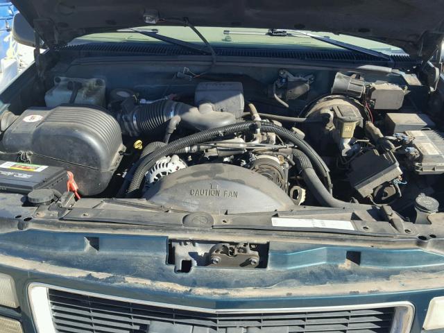 1GTEC19RXVE523122 - 1997 GMC SIERRA C15 GREEN photo 7