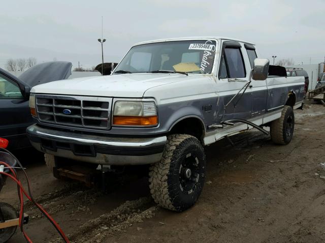 1FTHX26F1VEC13037 - 1997 FORD F250 WHITE photo 2