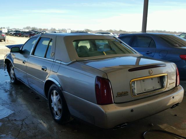 1G6KD54YX3U195390 - 2003 CADILLAC DEVILLE TAN photo 3