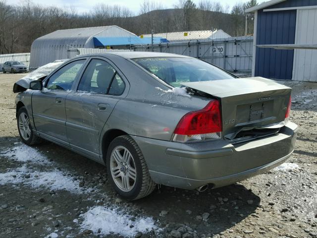 YV1RS592782680475 - 2008 VOLVO S60 2.5T SILVER photo 3