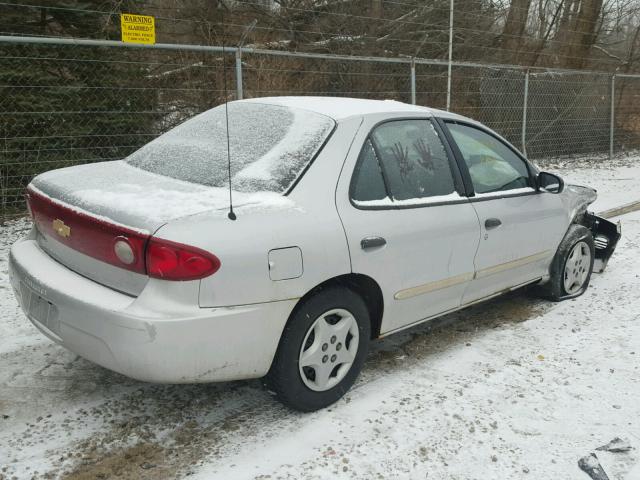 1G1JC52F757115387 - 2005 CHEVROLET CAVALIER SILVER photo 4