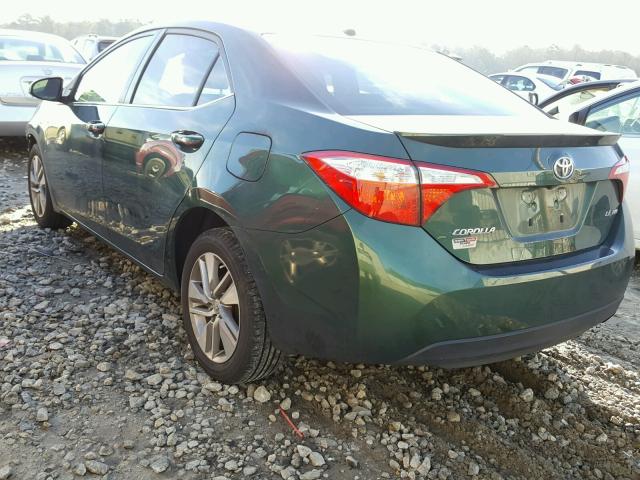 2T1BPRHE6GC590424 - 2016 TOYOTA COROLLA EC GREEN photo 3