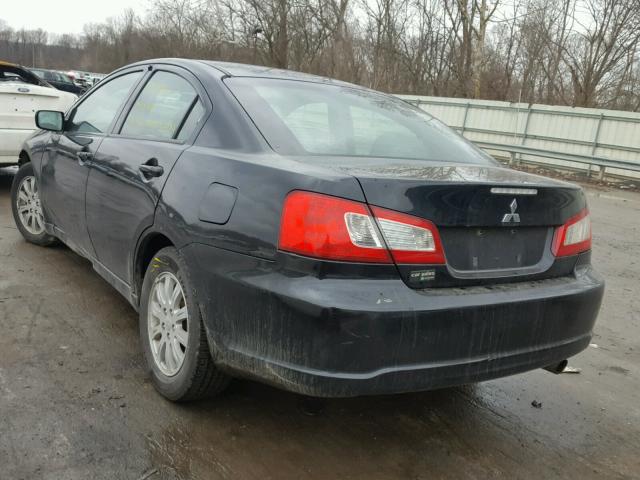 4A32B2FF8BE028920 - 2011 MITSUBISHI GALANT FE BLACK photo 3