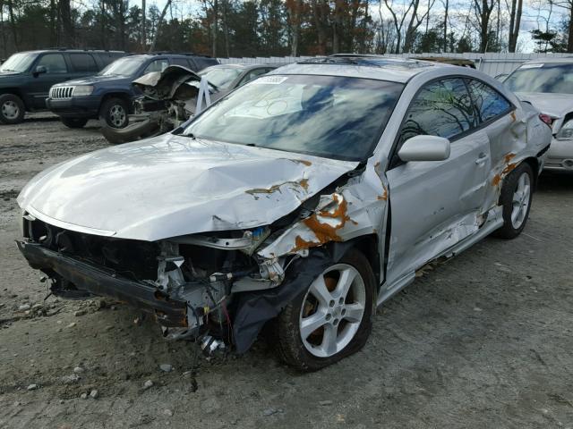 4T1CE38P94U867442 - 2004 TOYOTA CAMRY SOLA GRAY photo 2