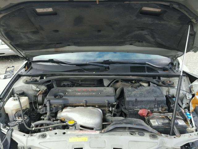 4T1CE38P94U867442 - 2004 TOYOTA CAMRY SOLA GRAY photo 7