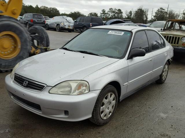 2HGEJ6616YH529645 - 2000 HONDA CIVIC BASE 银色 照片 2