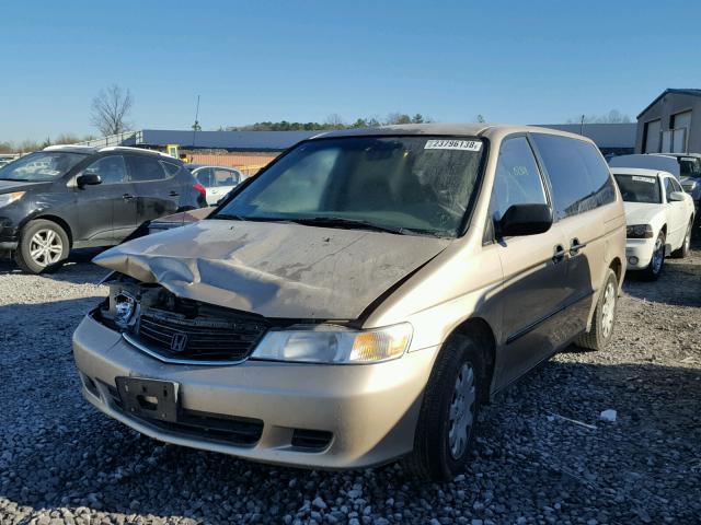 2HKRL1852XH535087 - 1999 HONDA ODYSSEY LX TAN photo 2