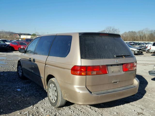 2HKRL1852XH535087 - 1999 HONDA ODYSSEY LX TAN photo 3