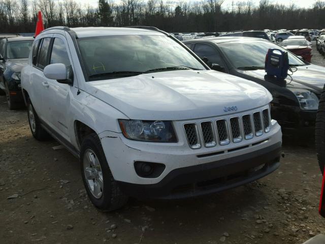 1C4NJCEA5ED845075 - 2014 JEEP COMPASS LA WHITE photo 1