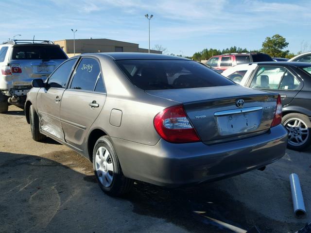 4T1BE32K83U715420 - 2003 TOYOTA CAMRY LE GRAY photo 3