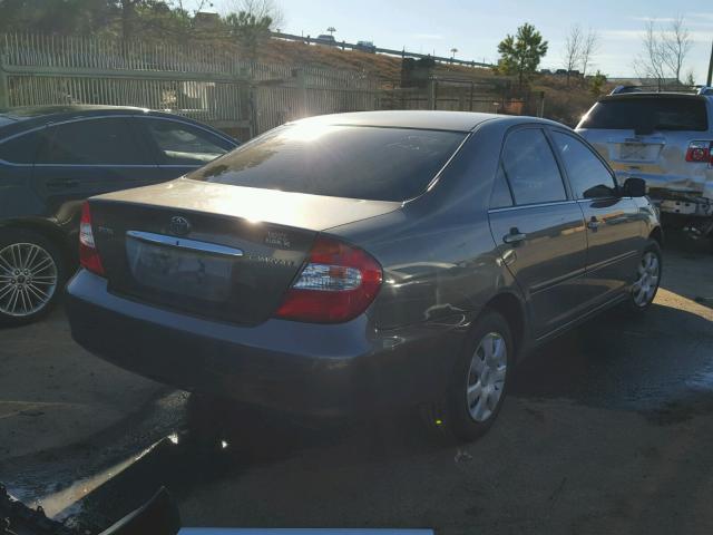 4T1BE32K83U715420 - 2003 TOYOTA CAMRY LE GRAY photo 4