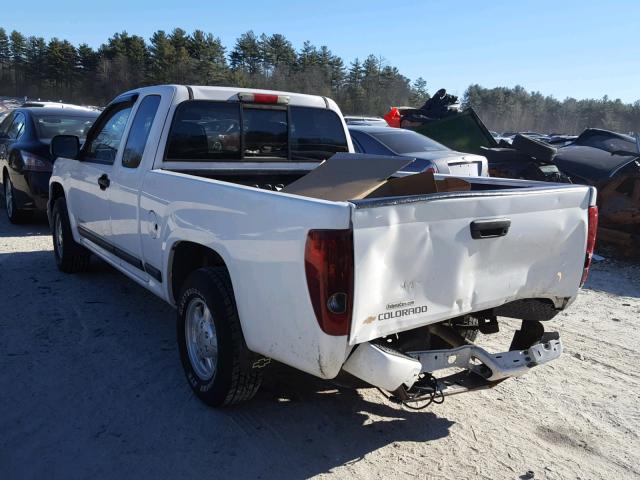 1GCCS198458208901 - 2005 CHEVROLET COLORADO WHITE photo 3