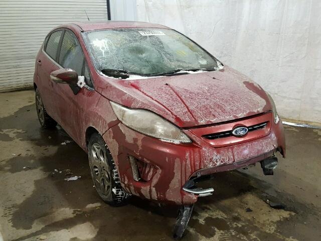 3FADP4FJ4CM117267 - 2012 FORD FIESTA SES RED photo 1