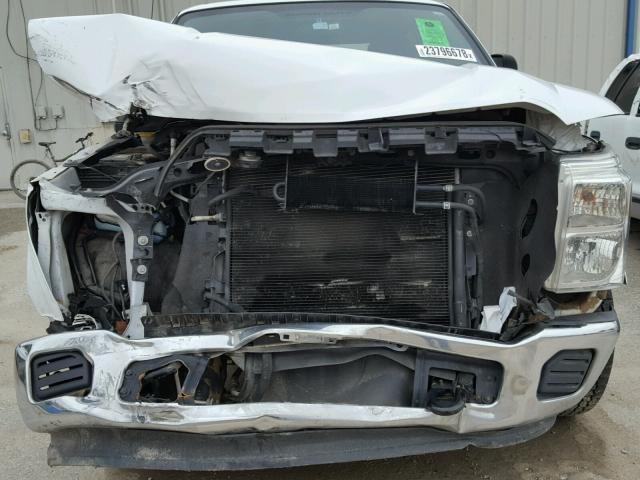 1FT7W2A69DEB90935 - 2013 FORD F250 SUPER WHITE photo 9