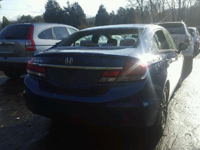 2HGFB2F80DH541002 - 2013 HONDA CIVIC EX ლურჯი ფოტო 4