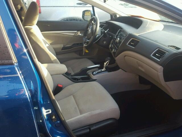 2HGFB2F80DH541002 - 2013 HONDA CIVIC EX ლურჯი ფოტო 5