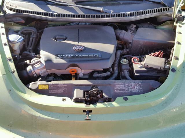 3VWCD31C54M409851 - 2004 VOLKSWAGEN NEW BEETLE 绿色 照片 7
