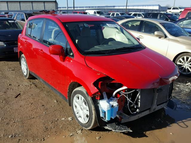 3N1BC1CP1AL456871 - 2010 NISSAN VERSA S RED photo 1