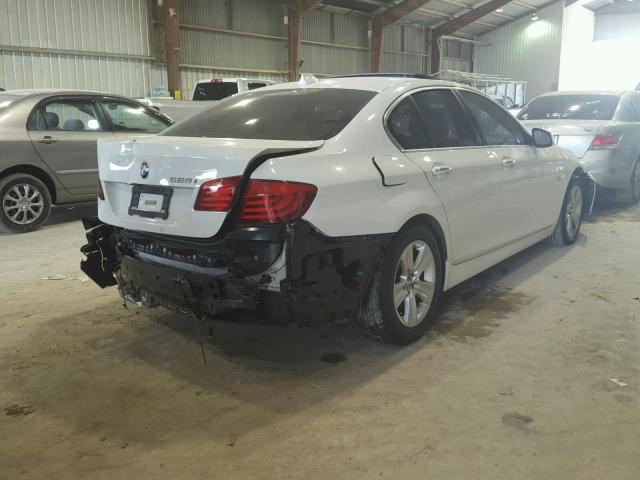 WBAXG5C55CDW24515 - 2012 BMW 528 I WHITE photo 4