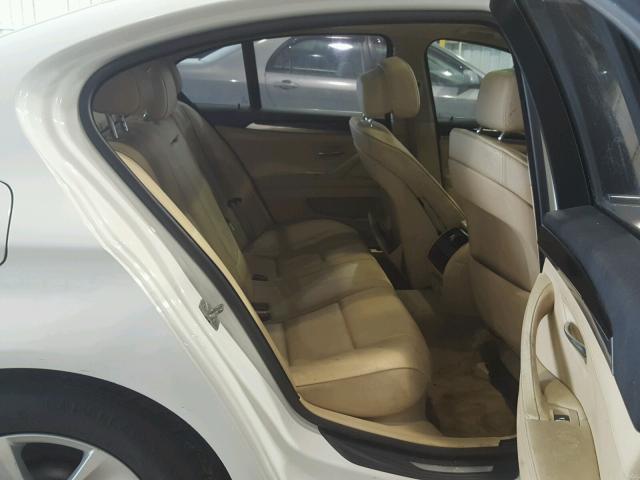 WBAXG5C55CDW24515 - 2012 BMW 528 I WHITE photo 6