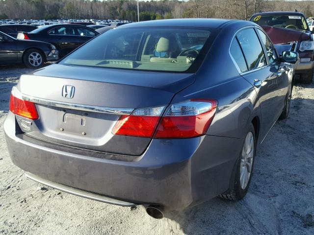 1HGCR2F76EA026169 - 2014 HONDA ACCORD EX GRAY photo 4