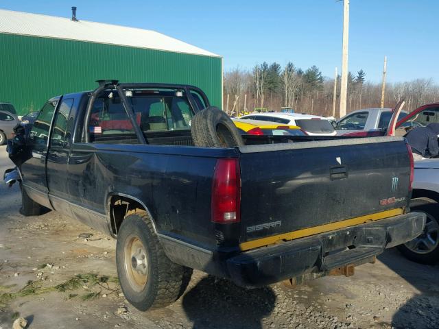 1GTGC29K4SE522304 - 1995 GMC SIERRA C25 BLACK photo 3