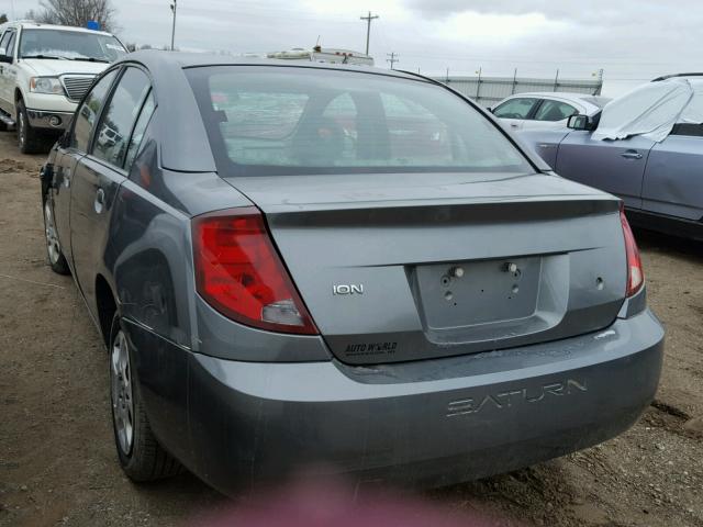 1G8AJ52F84Z192229 - 2004 SATURN ION LEVEL GRAY photo 3