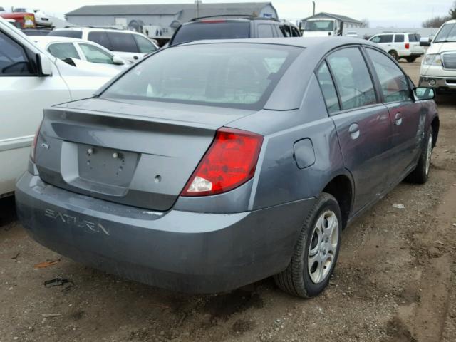 1G8AJ52F84Z192229 - 2004 SATURN ION LEVEL GRAY photo 4