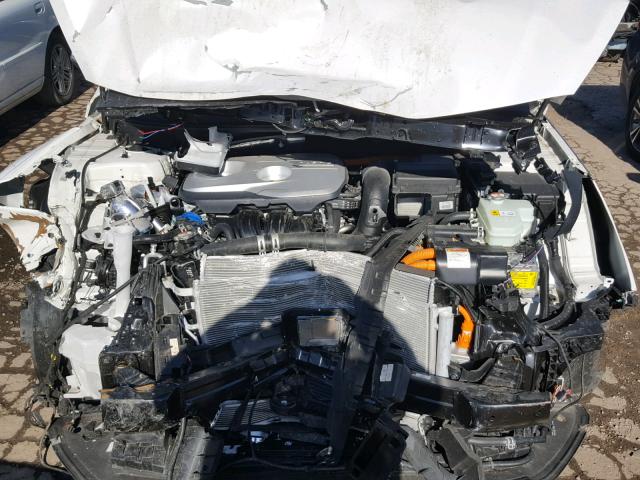 KMHE34L18HA053944 - 2017 HYUNDAI SONATA HYB WHITE photo 7