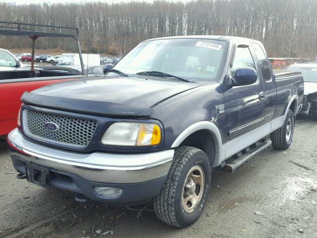 1FTRX18W5XNA14233 - 1999 FORD F150 BLUE photo 2