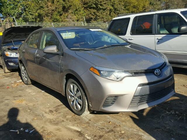 2T1BURHEXFC374602 - 2015 TOYOTA COROLLA L SILVER photo 1