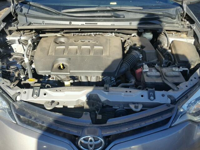 2T1BURHEXFC374602 - 2015 TOYOTA COROLLA L SILVER photo 7