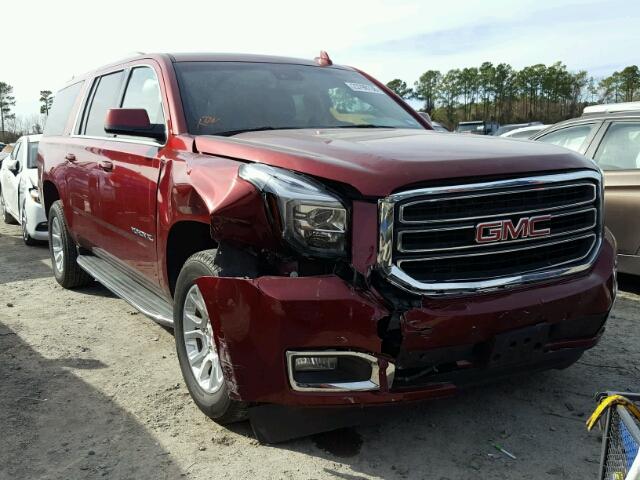 1GKS2GKC6HR192734 - 2017 GMC YUKON XL K RED photo 1