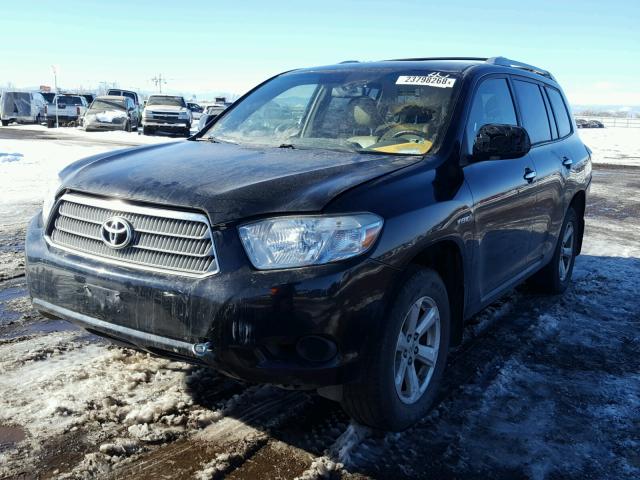 JTEEW41A882010595 - 2008 TOYOTA HIGHLANDER BLACK photo 3