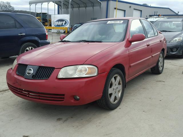 3N1CB51D16L587894 - 2006 NISSAN SENTRA 1.8 RED photo 2