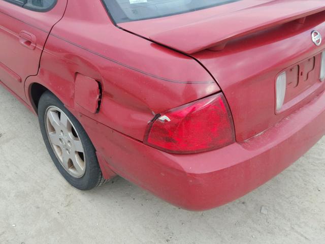 3N1CB51D16L587894 - 2006 NISSAN SENTRA 1.8 RED photo 9