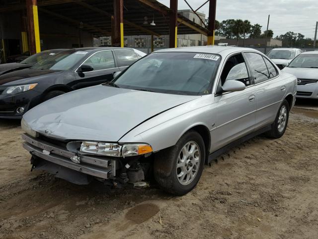 1G3WS52H21F161842 - 2001 OLDSMOBILE INTRIGUE G SILVER photo 2